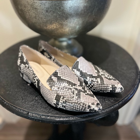 Katherine Kelly Shoes - Katherine Kelly Snakeskin Patterned Women's Loafers